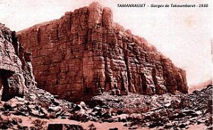 Tamanrasset - Gorges de Takoumbaret - 1930